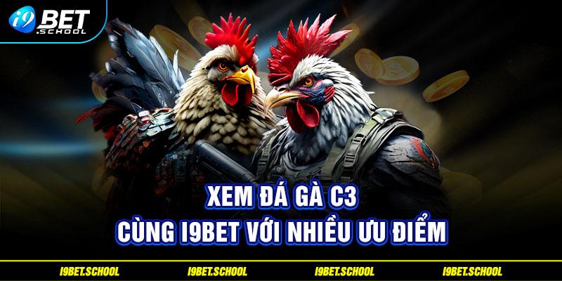 Xem đá gà C3 cùng i9bet với nhiều ưu điểm